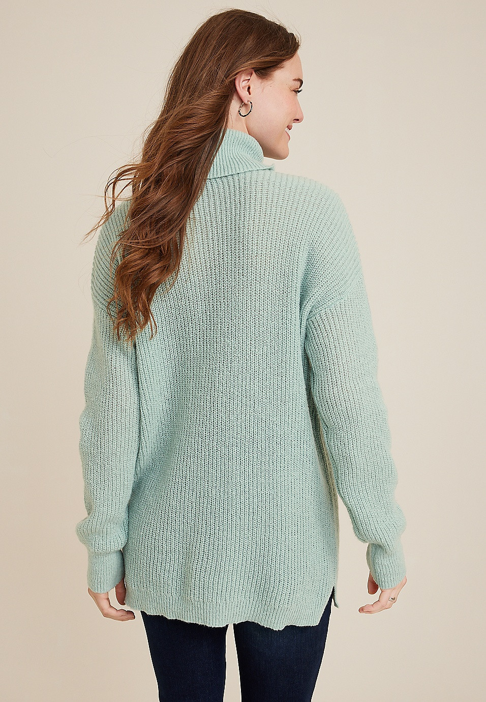 Shaker Stitch Turtleneck Sweater | Maurices