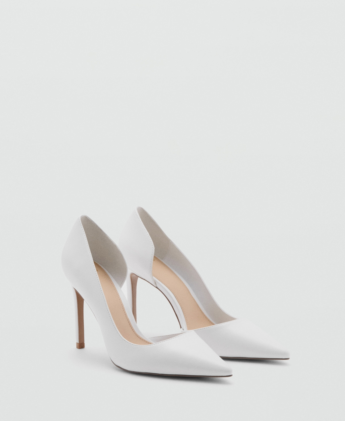 Mango Women's High-Heeled Shoes - White | Macy's