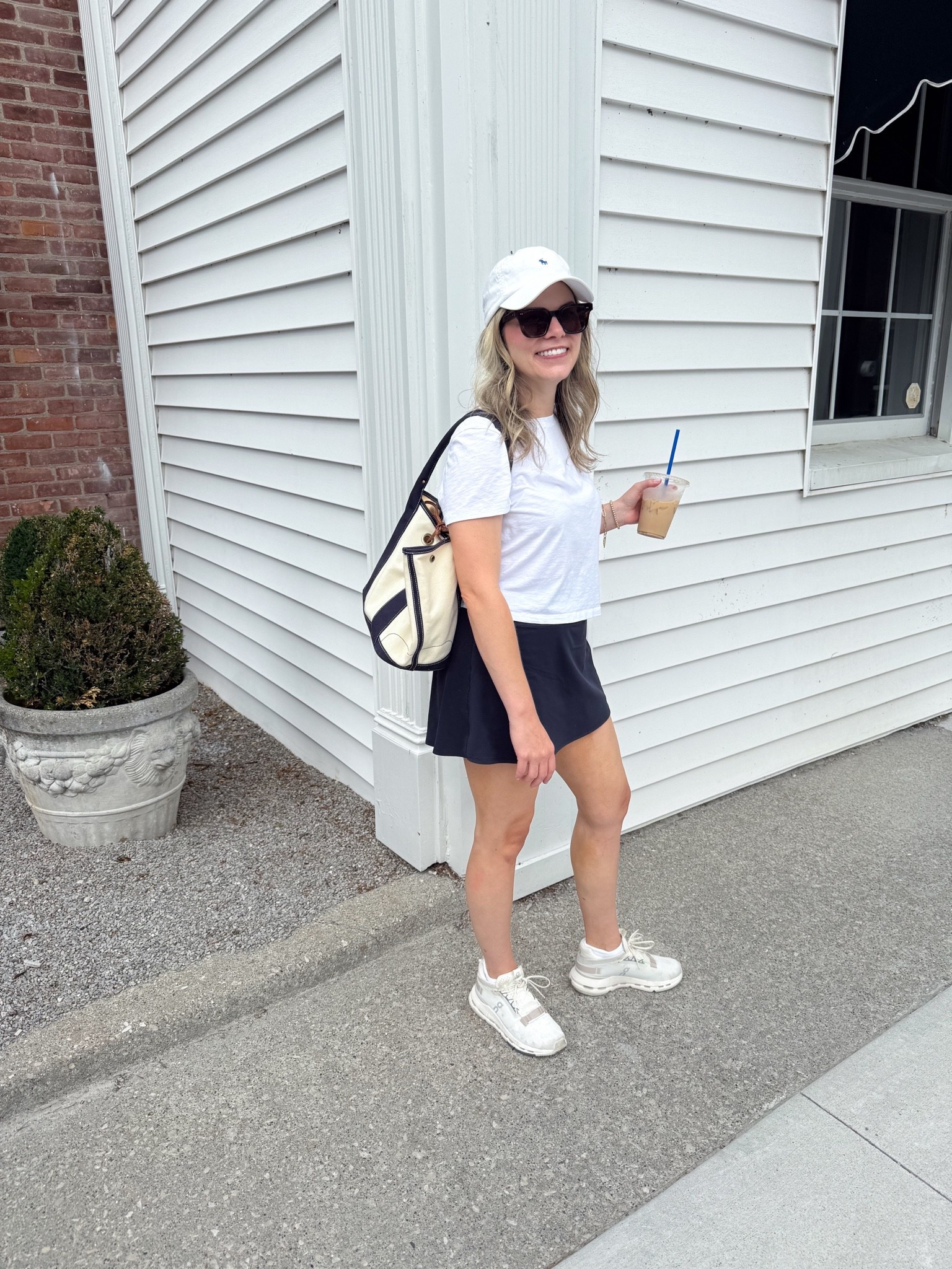 Amazon tennis skirt and my go to white t-shirt

#LTKmomlife #LTKOver40 #LTKActive