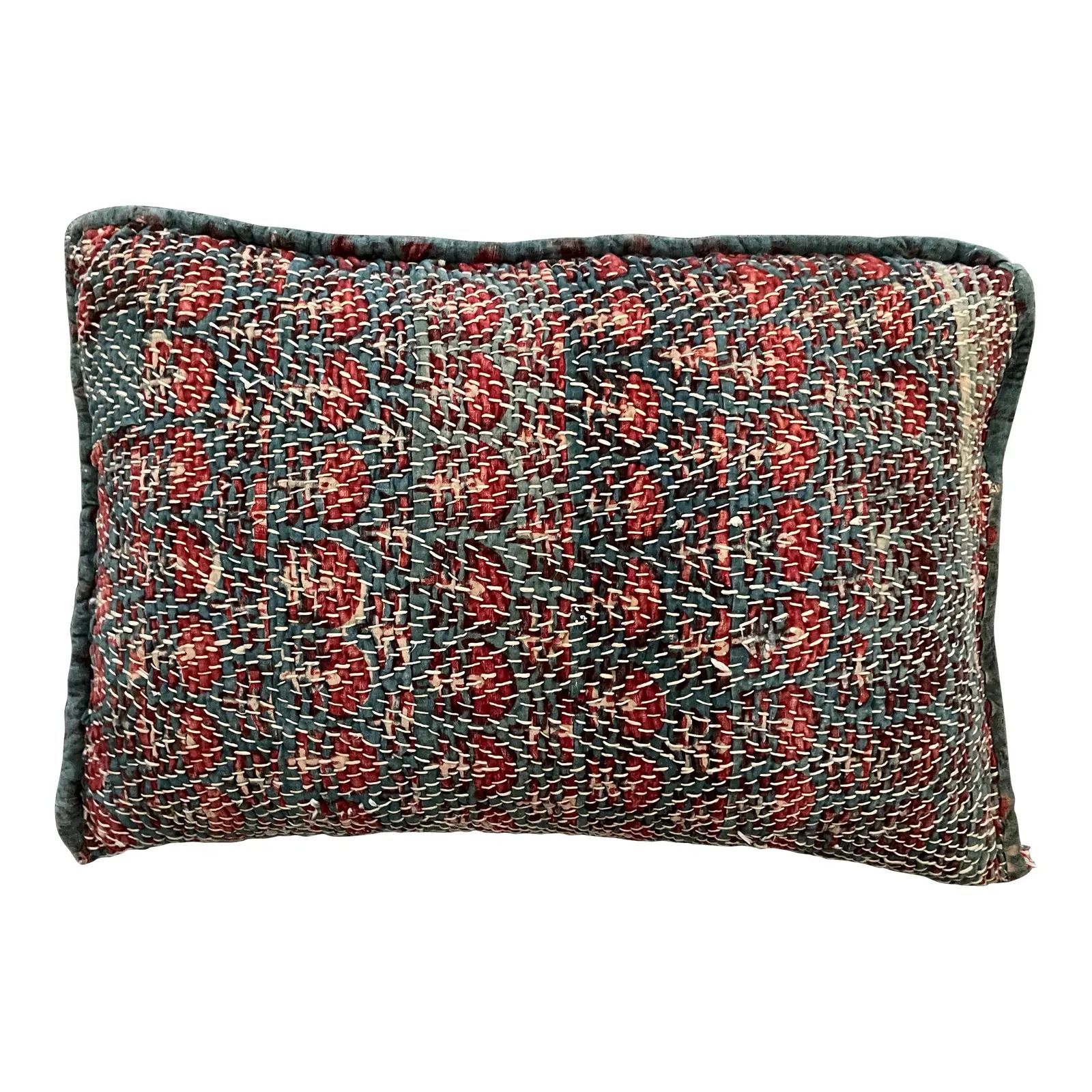 Vintage Linen Decorative Pillow | Chairish