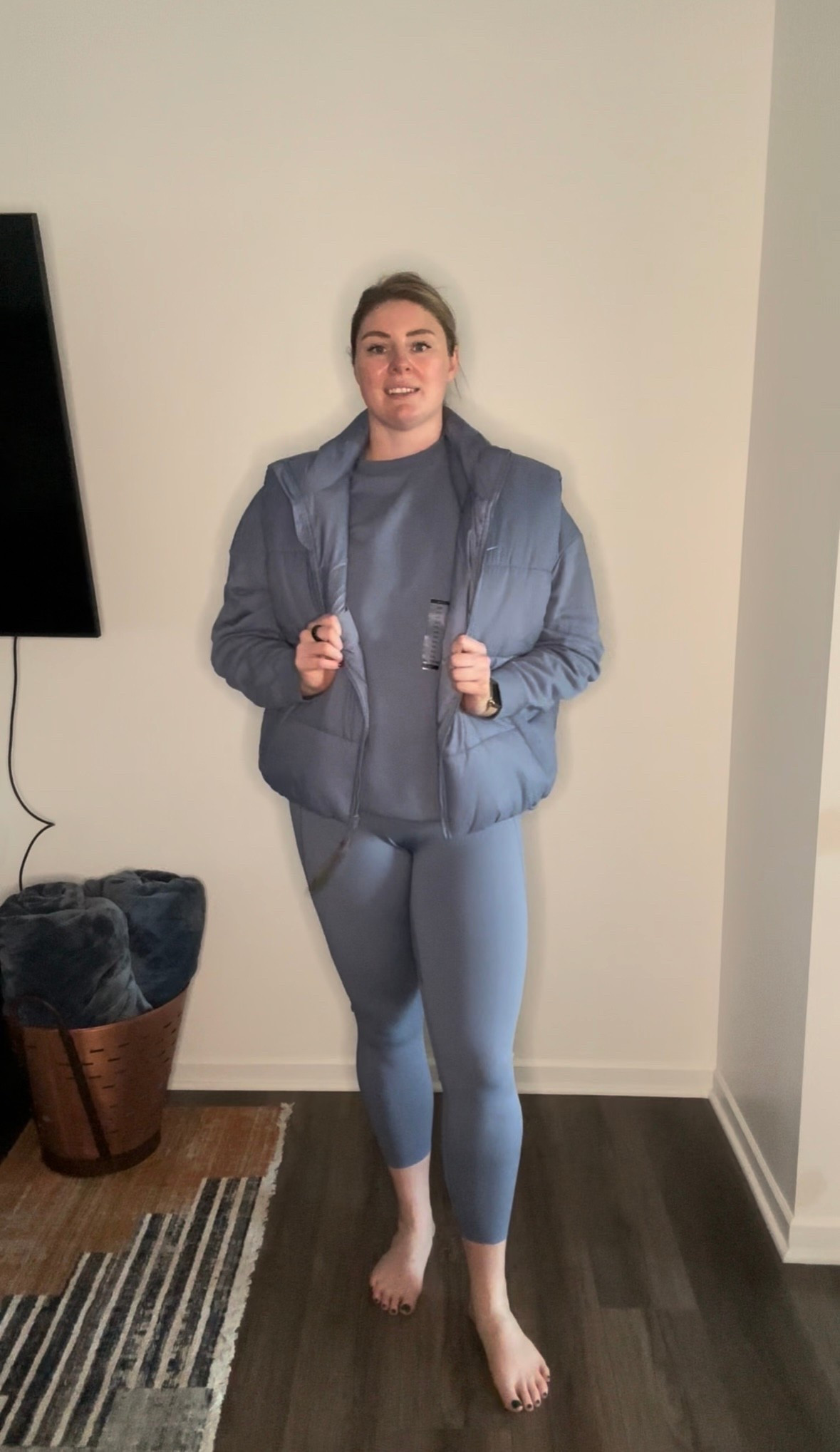 We love a monochromatic look, and if it’s comfortable, it’s even better!!
Yes, these leggings have POCKETS! 😎

Vest - I’m wearing XXL, available in XS-XXL and multiple colors 
Crewneck - I’m wearing XXL, available in XS-3X and multiple colors
Leggings - I’m wearing XXL, available in XXS-XXL, and comes in multiple colors 

plus size fashion, plus size activewear, mid size activewear, activewear sets, monochromatic, affordable fashion, athleisuree

#LTKCyberWeek #LTKPlusSize #LTKActive