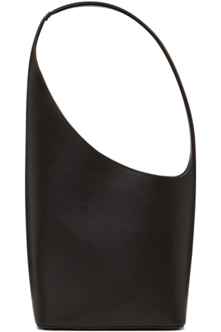 Brown Demi Lune Shoulder Bag | SSENSE
