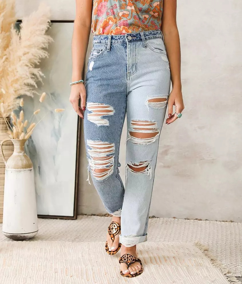 Ultra High Rise Taper Jean | Buckle
