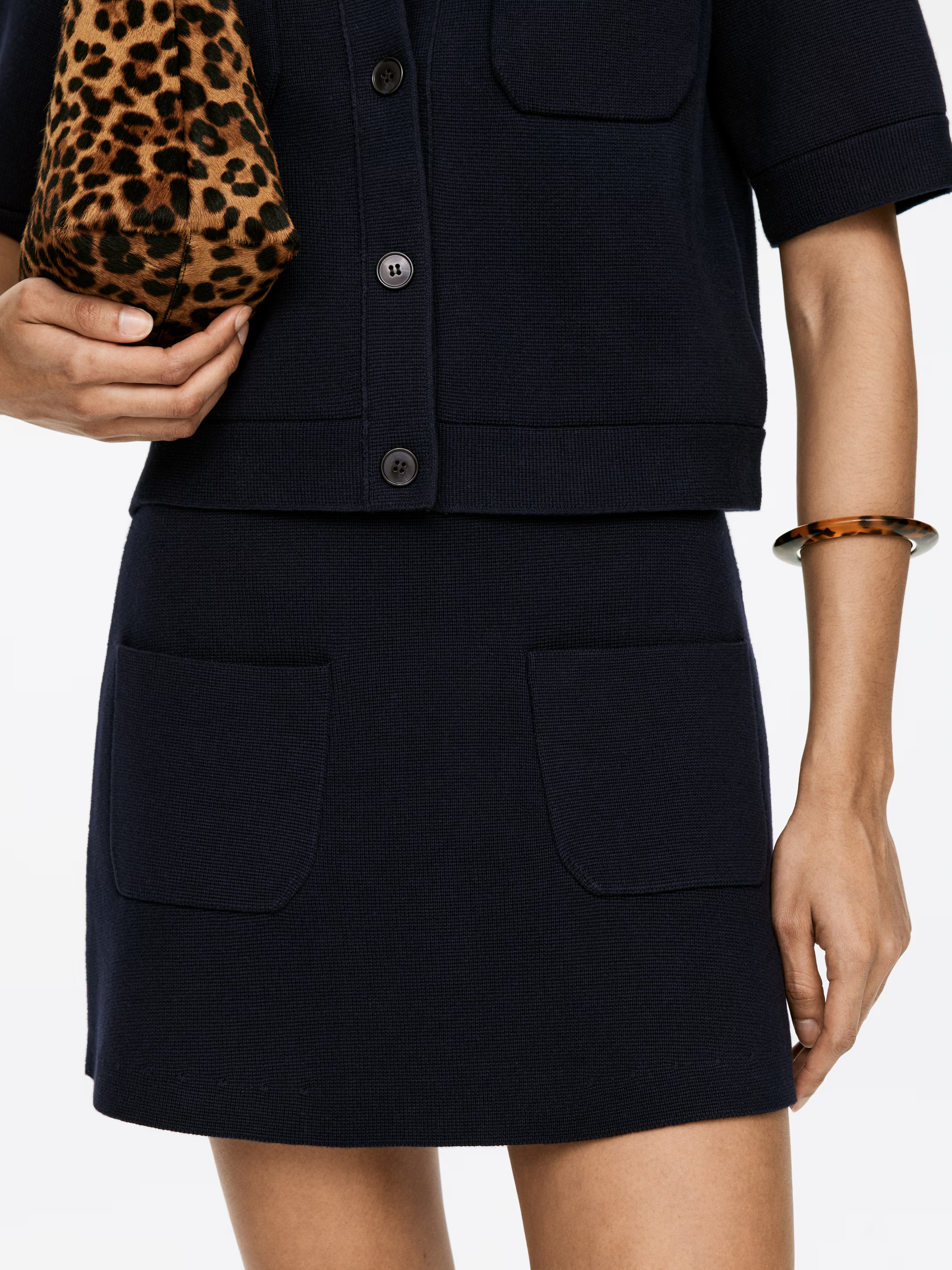 Knitted Mini Skirt | H&M (UK, MY, IN, SG, PH, TW, HK)