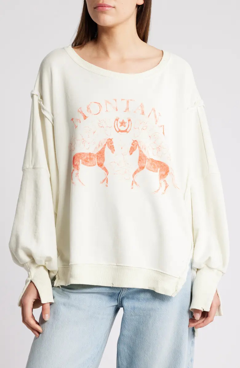 Camden Oversize Graphic Sweatshirt | Nordstrom Rack