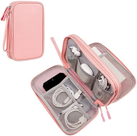 Travel Tech Cord Organizer, Bevegekos Accessories Pouch Case for Electronics & Essentials (Light ... | Amazon (US)