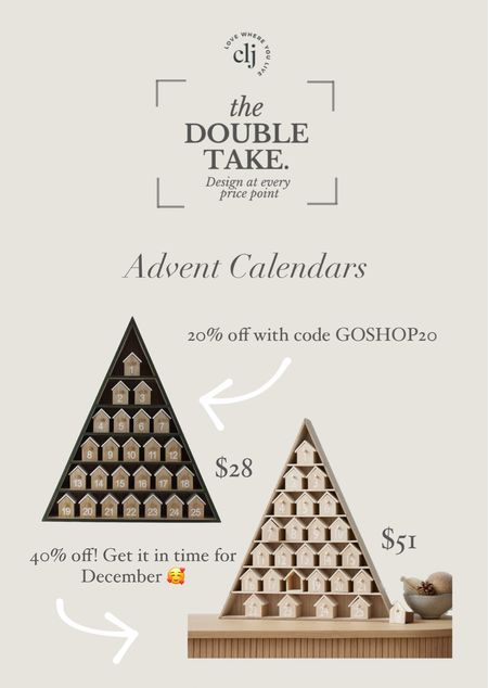 The Double Take: Advent Calendars 

#LTKhome #LTKHoliday