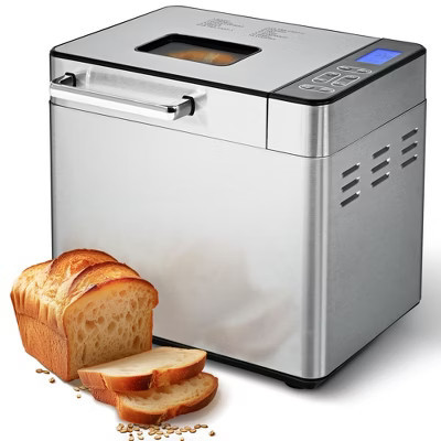 Simzlife Bread Maker, 2 Lbs Dough & Bread Maker Machine with Auto Fruit and Nut Dispenser, Fit for 3 Loaf Sizes & 3 Crust Colors | Target