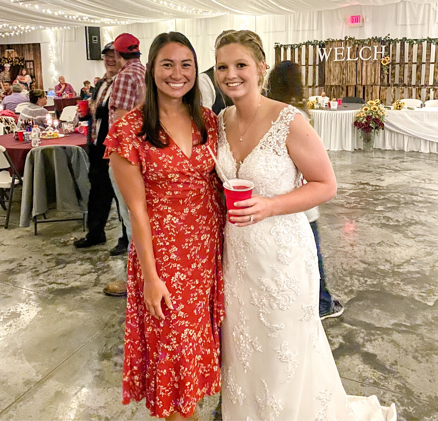 Shop my dress - perfect for fall weddings and comes in mustard and navy too!

#LTKunder50 #LTKwedding #LTKSeasonal