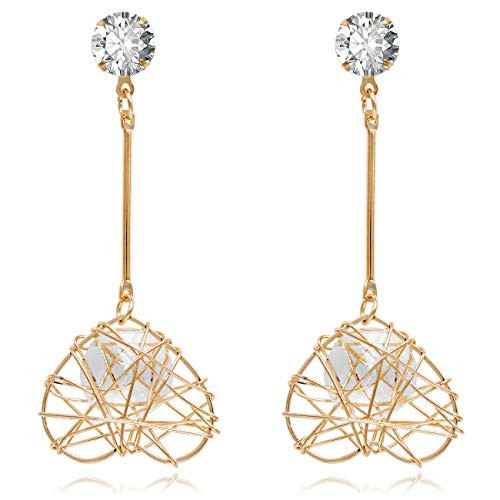 Gold Filigree Cut-out Dangling Chandelier Earrings for Women Dangling Tassel Jewelry Gifts for Si... | Amazon (US)