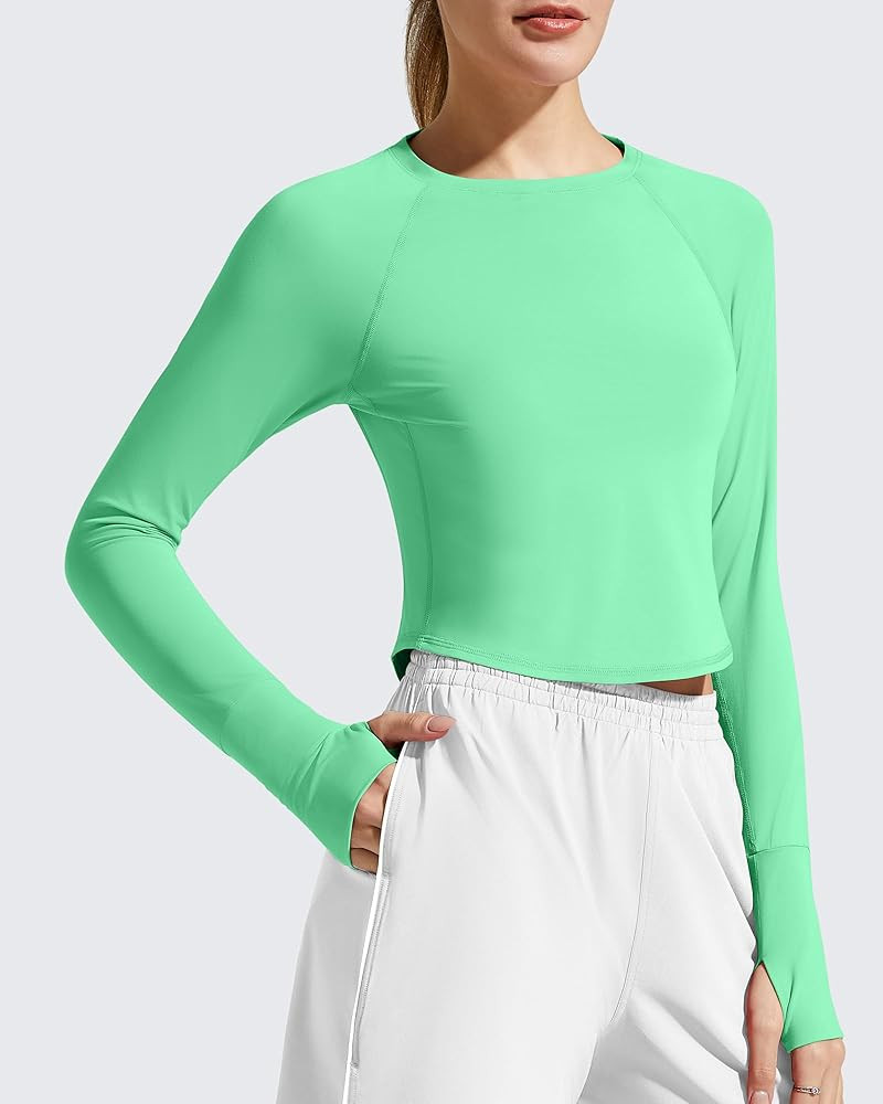 G4Free Women's UPF 50+ Long Sleeve Rash Guard Athletic Shirt | Amazon (US)
