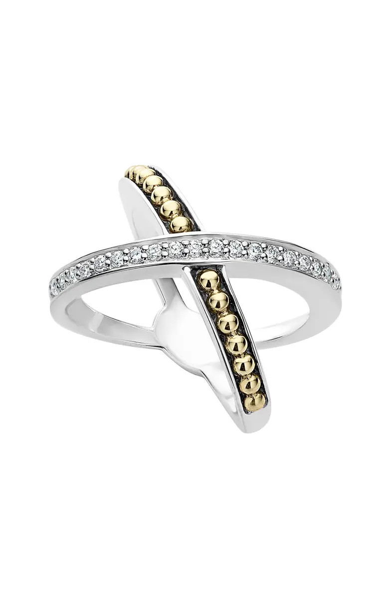 KSL Diamond Pavé Crossover Ring | Nordstrom