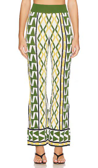 Rialta Pants in Limoncello Geo | Revolve Clothing (Global)