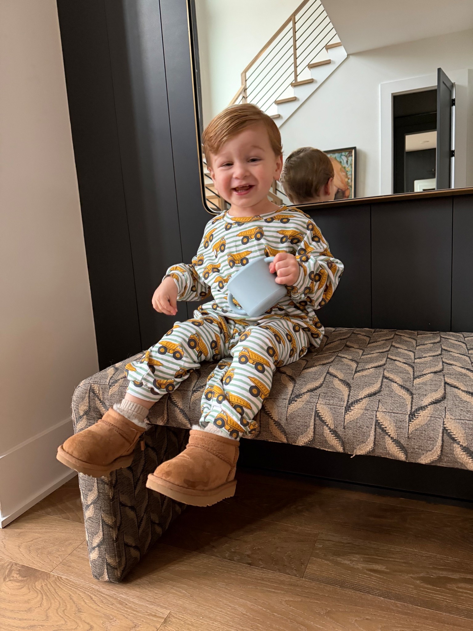 He’s wearing a 2T! 

#LTKKids