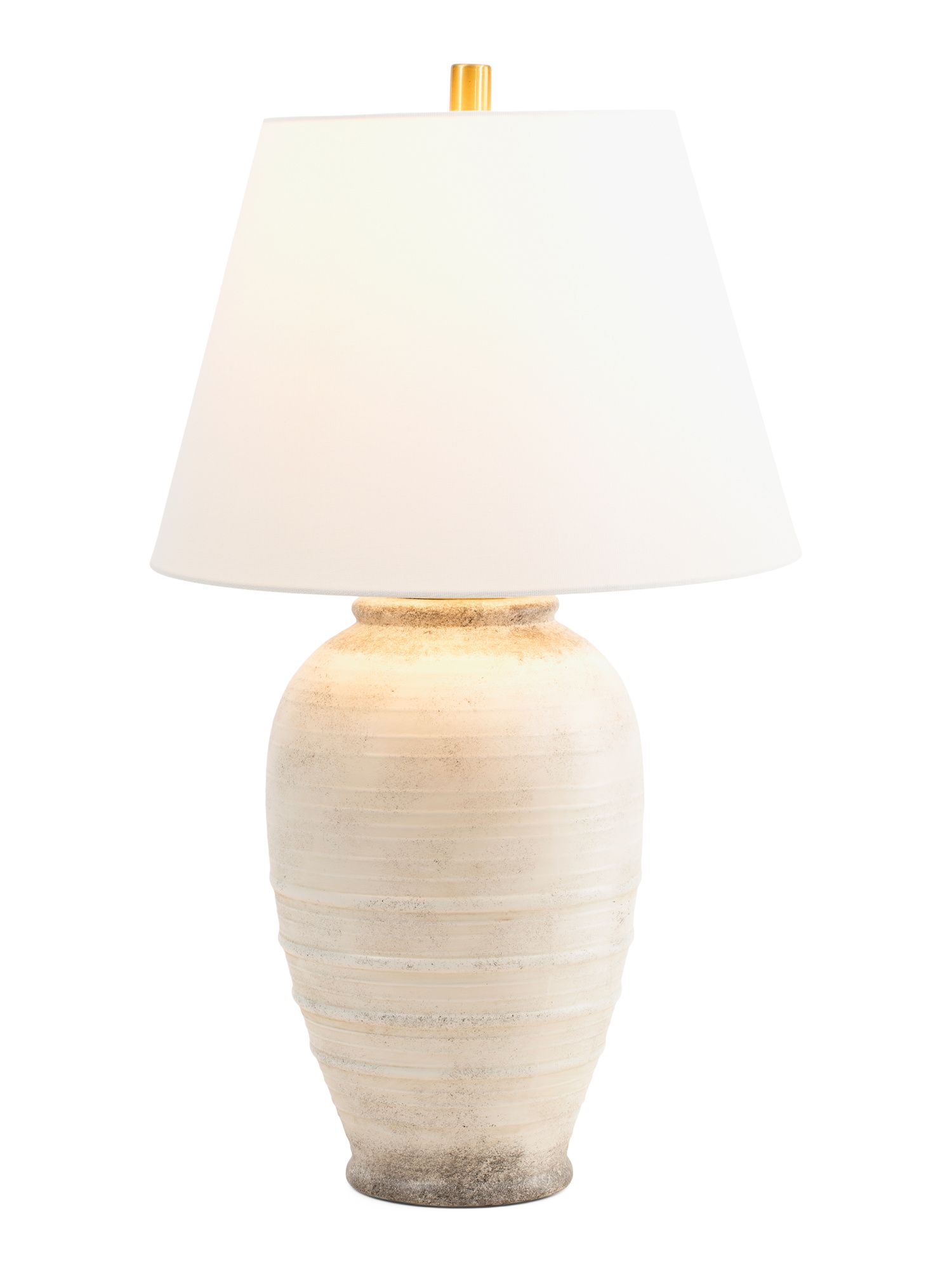 28in Textured Pot Table Lamp | Marshalls