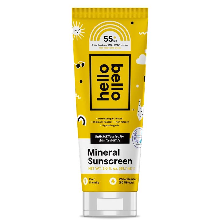 Hello Bello Mineral Baby Sunscreen, SPF 50+, 3 fl oz | Walmart (US)