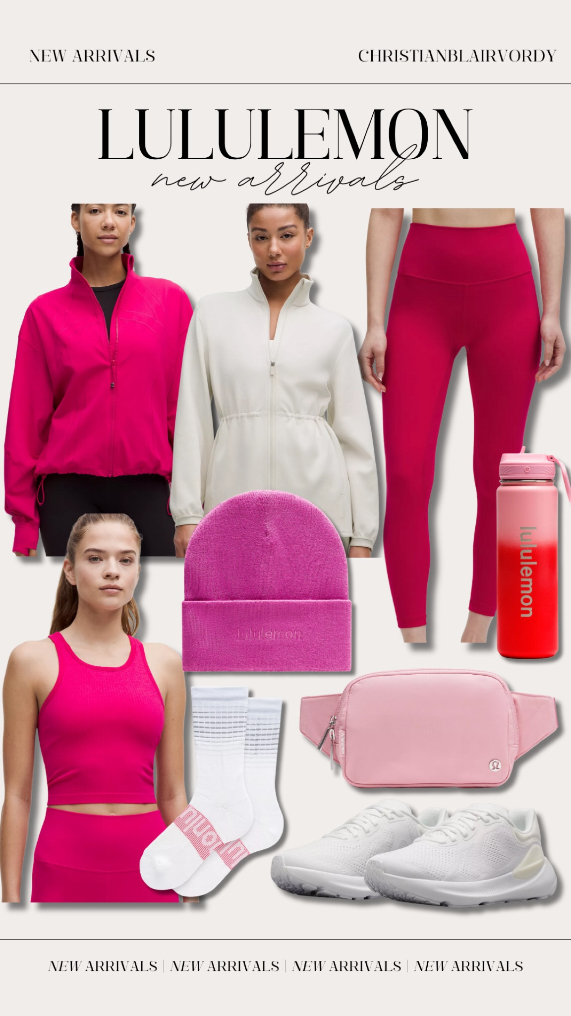 Lululemon; new arrivals; pink crush

#christianblairvordy 

#lululemon #active #new #workout #fitness #pink

#LTKFitness #LTKShoeCrush #LTKActive