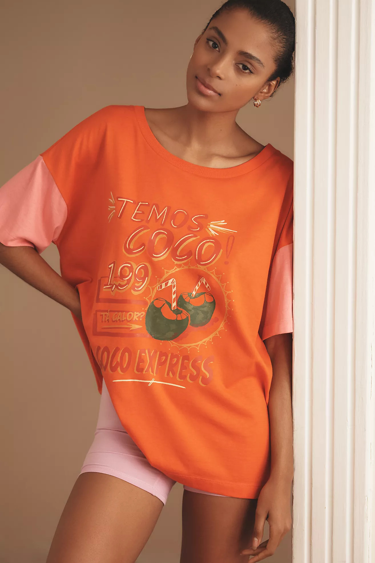 Farm Rio x Anthropologie Oversized Graphic Tee | Anthropologie (US)