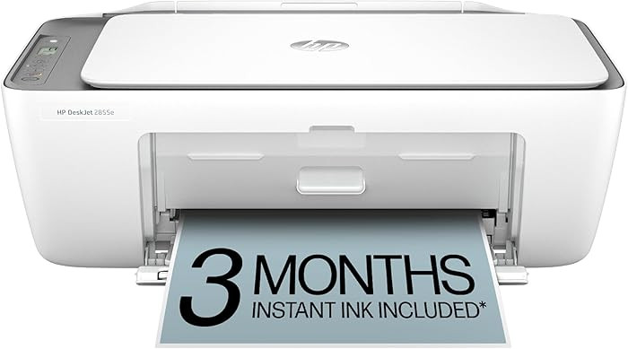 HP DeskJet 2855e Wireless All-in-One Color Inkjet Printer, Scanner, Copier, Best-for-home, 3 mont... | Amazon (US)