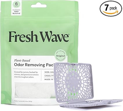 Fresh Wave Odor Eliminating & Deodorizing Packs | Bag of 6 & Fresh Pod Case | Safer Odor Relief f... | Amazon (US)