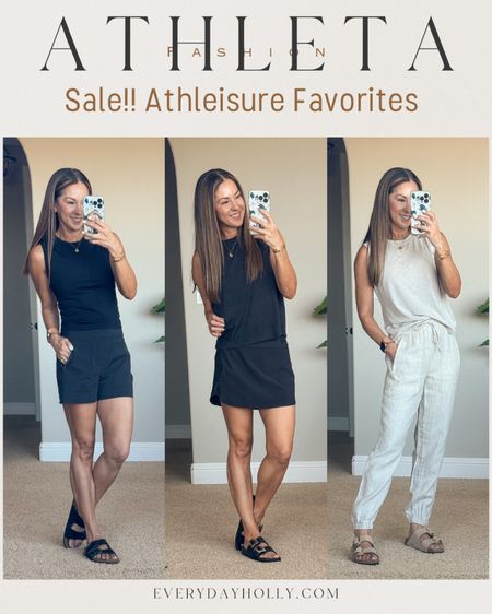 💥Up to 60% off PLUS an extra 10% off code CARD10
The linen joggers and skort are now included!  
So much is included!!
💥black sandals 45% off
For reference: I’m 5’1”, 107lbs
Slim fit ribbed Tank - Small (not on sale)
Trekkie shorts - 0
ribbed tank - XS
Muscle tank XS
Skort - XXS
Linen pants XXS Petite
Travel outfit, summer outfit, athleisure, linen joggers, hiking shorts, Summer tanks,


#LTKFitness #LTKSaleAlert #LTKOver40