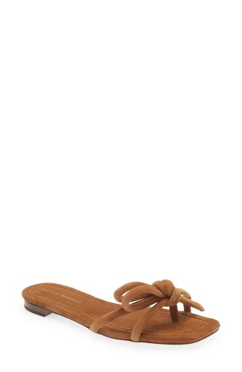 Loeffler Randall Hadley Bow Sandal in Cacao at Nordstrom, Size 5 | Nordstrom