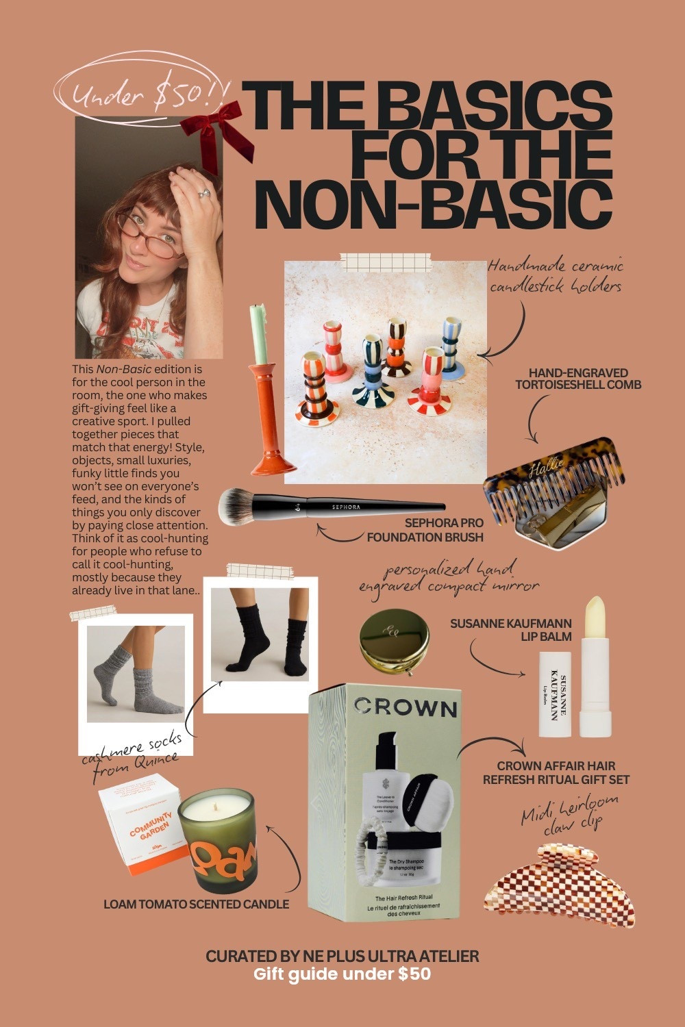 Affordable gifts that feel expensive. Cashmere, ceramics, cult-beauty staples. The Non-Basic under 50 gift guide is live on LTK. #giftsforher #giftsformom #giftsforfriend #whiteelephantgifts

#LTKFindsUnder50 #LTKHoliday #LTKGiftGuide