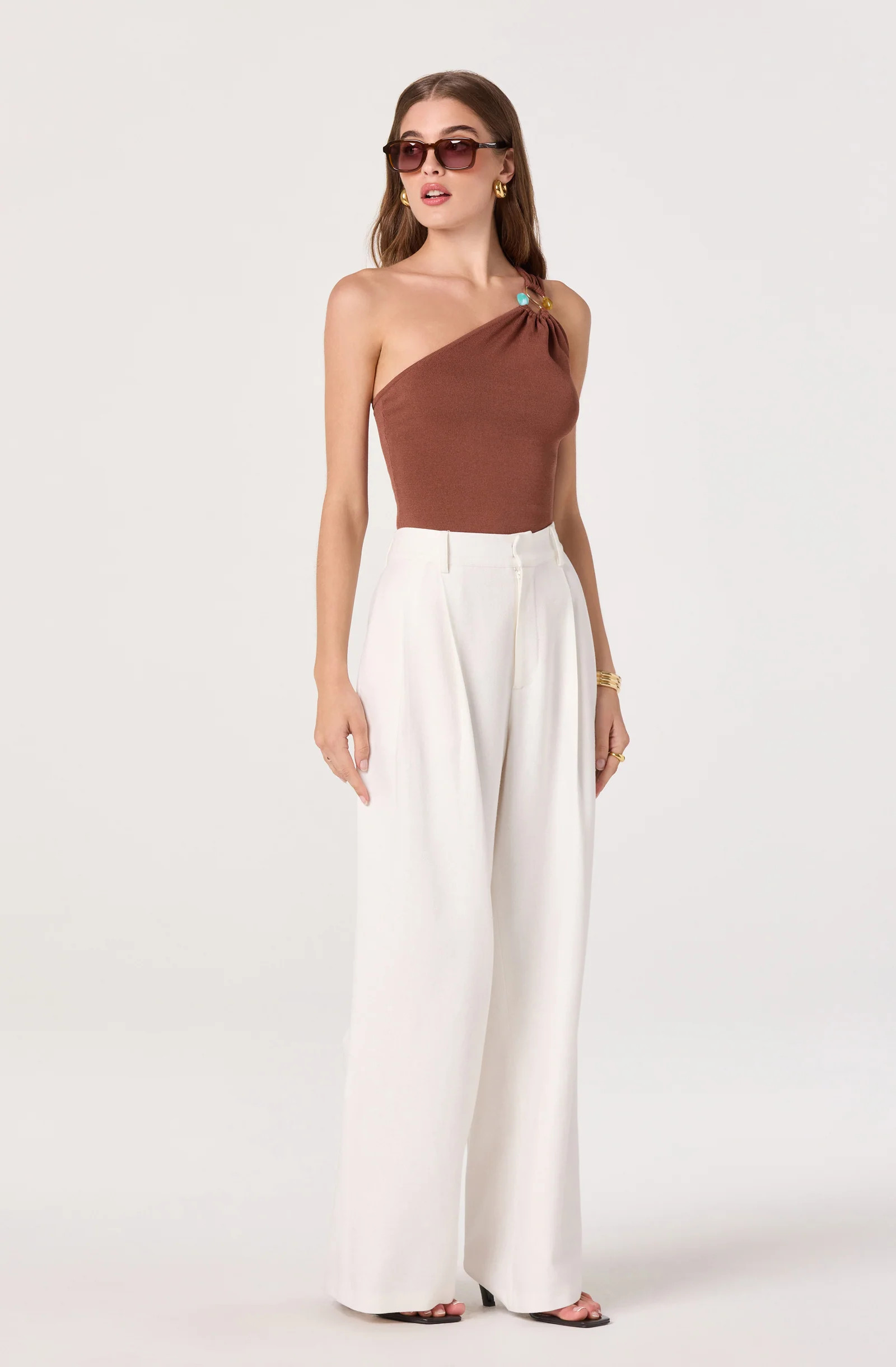 Talulla Wide-Leg Linen Pants - Off white / XS | ASTR The Label (US)