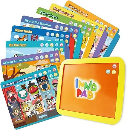BEST LEARNING INNO PAD Smart Fun Lessons - Educational Tablet Toy to Learn Alphabet, Numbers, Col... | Amazon (US)