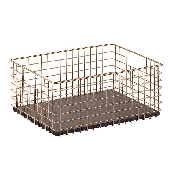 Maddox Wire Grid Bins | The Container Store