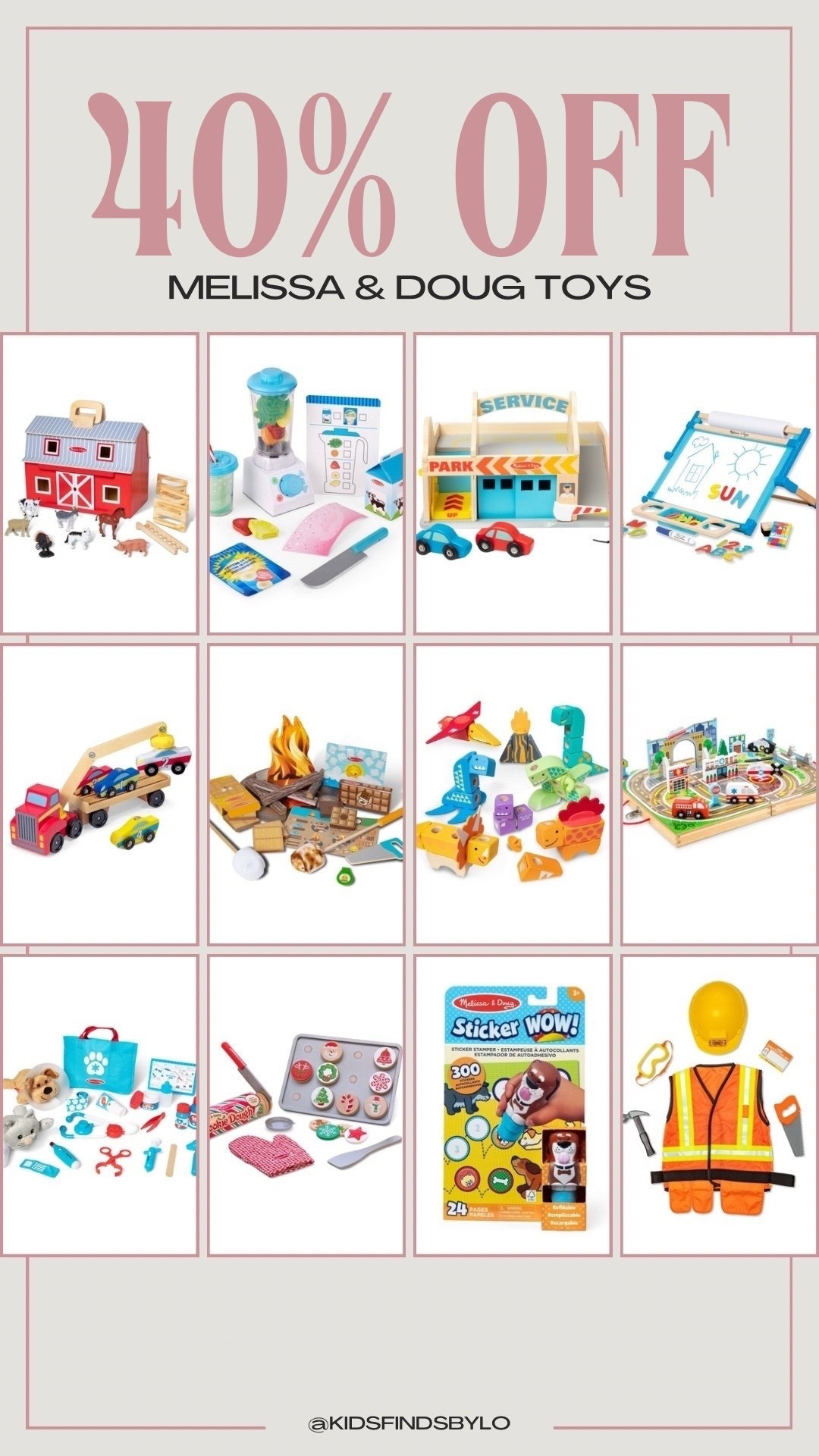 40% off Melissa & doug toys! Today only!

#LTKSaleAlert #LTKKids