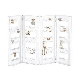 Acrylic Folding Earring Screen | The Container Store