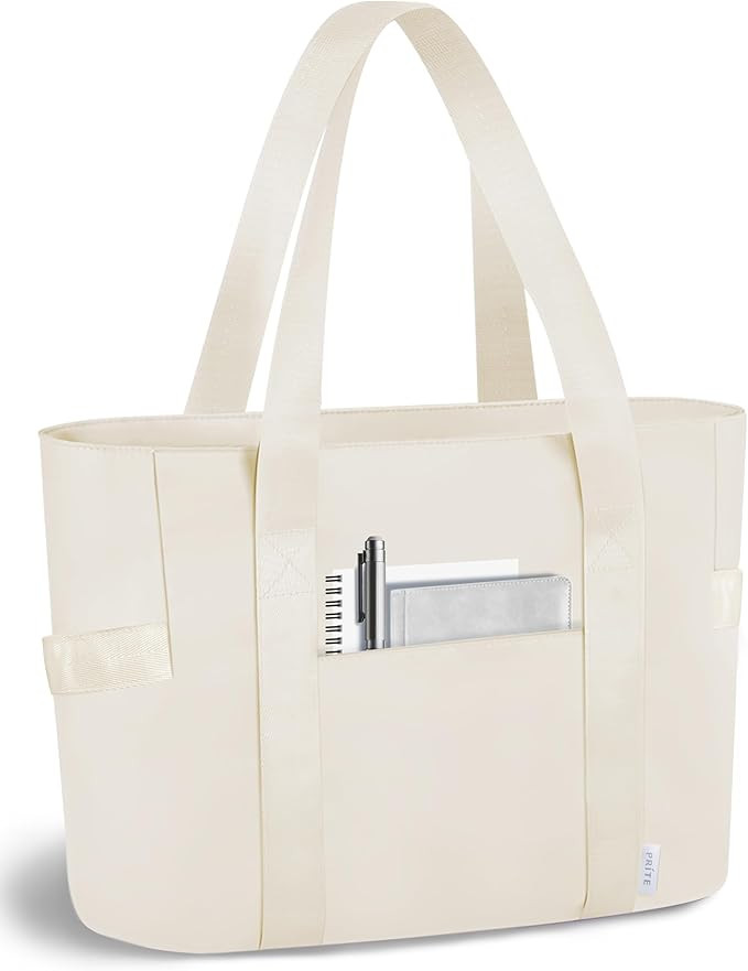 Prite Tote Bag for Women Weekender Bag with Laptop Compartment for Work Nurse Travel Gym | Amazon (US)