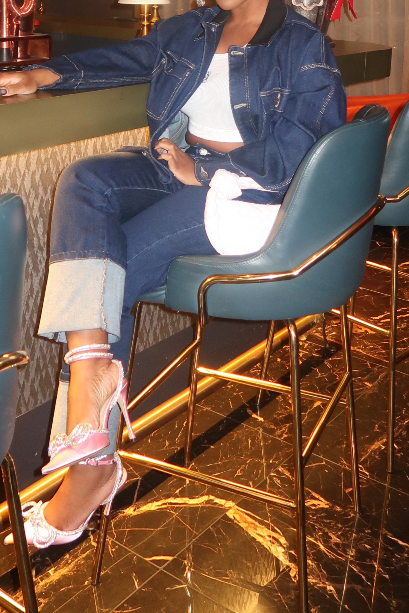 Double denim 
Denim jacket 
Denim 

#LTKspring #LTKuk #LTKsummer