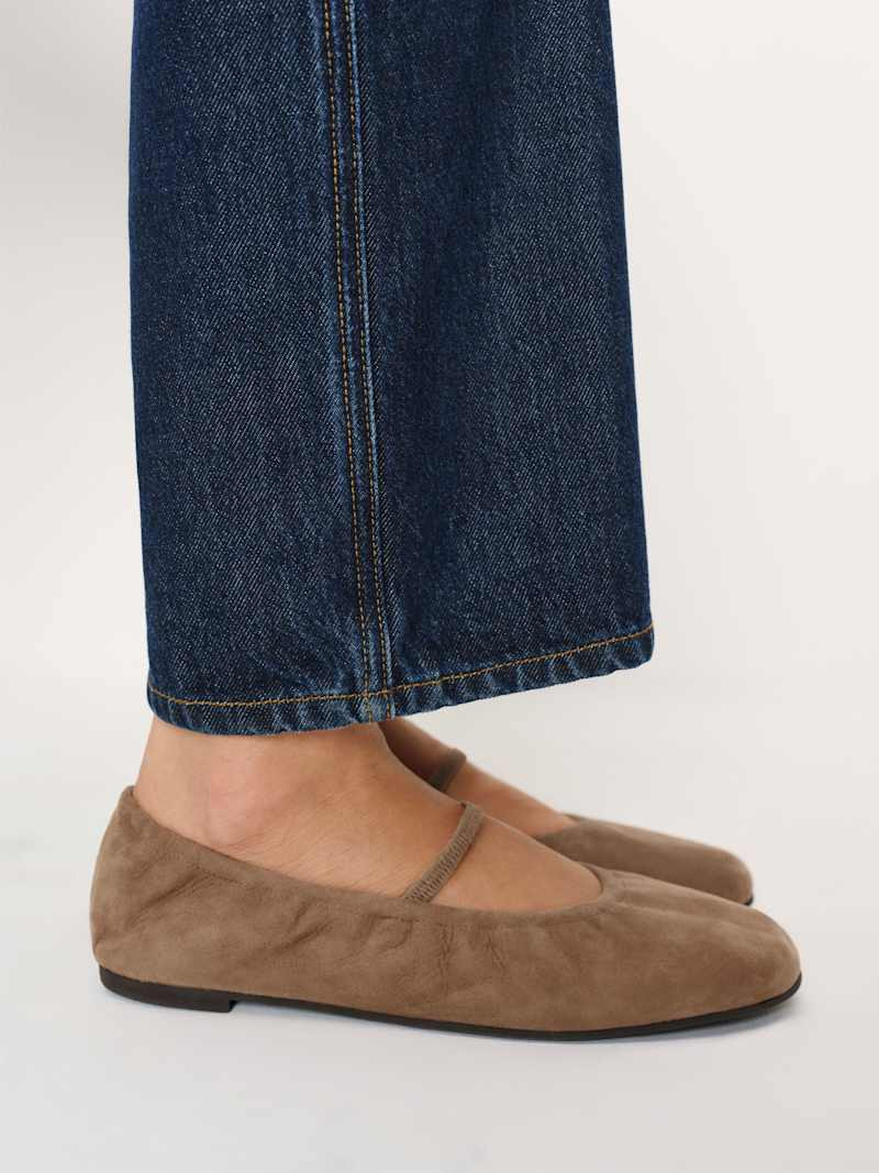 Buffy Ruched Ballet Flat | Reformation (Global)