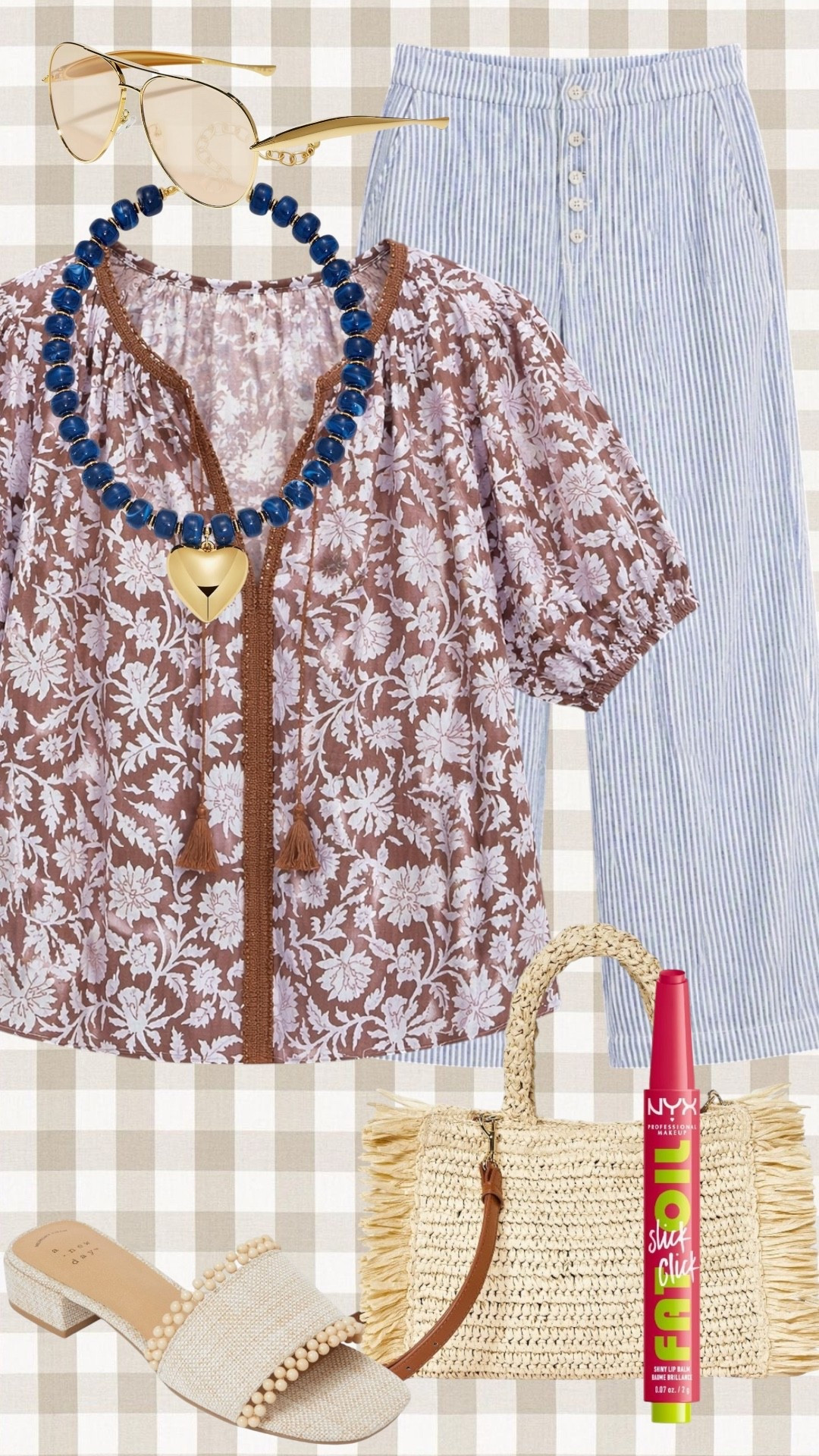 New old navy block print 