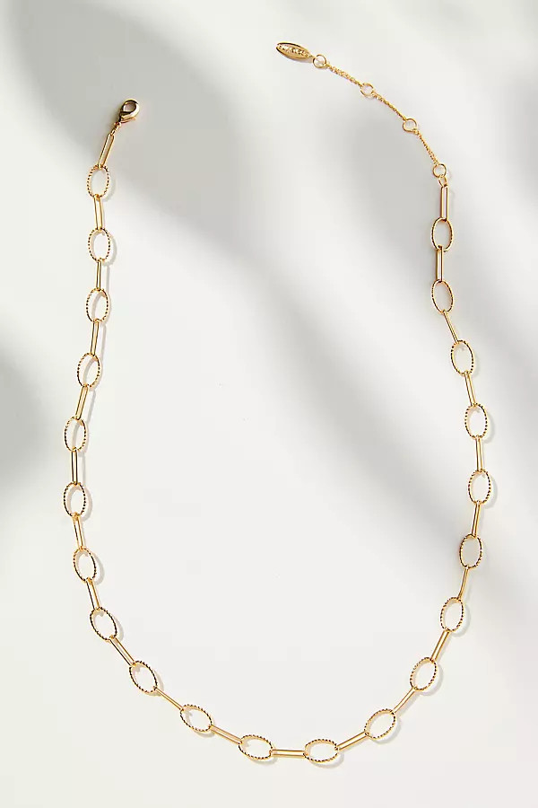 Gold Paperclip Necklace By By Anthropologie in Gold | Anthropologie (US)