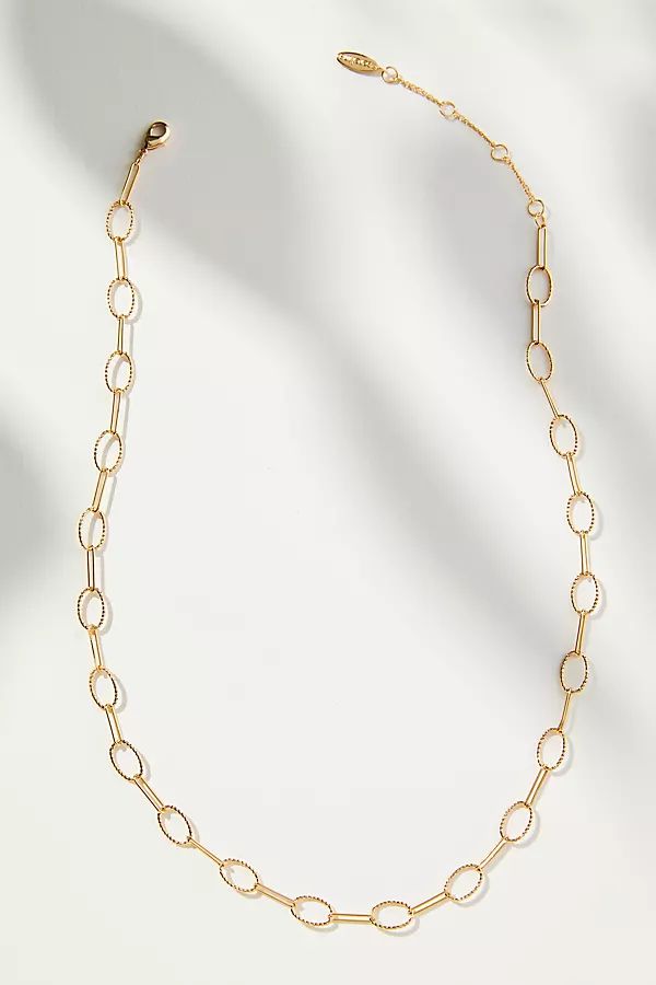 Gold Paperclip Necklace By By Anthropologie in Gold | Anthropologie (US)