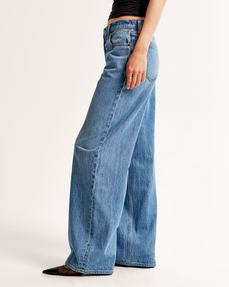 Women's Low Rise Ultra Loose Jean | Women's Bottoms | Abercrombie.com | Abercrombie & Fitch (US)