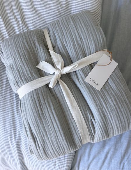 This airy gauze bedding from Quince is incredible! Available as a duvet cover, throw, bed blanket, quilts or pillow shams and lots of color!! 

#LTKSeasonal #LTKhome #LTKfindsunder100