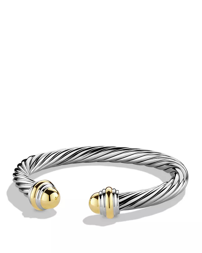 Cable Classic Bracelet with 14K Yellow Gold, 7mm | Bloomingdale's (US)