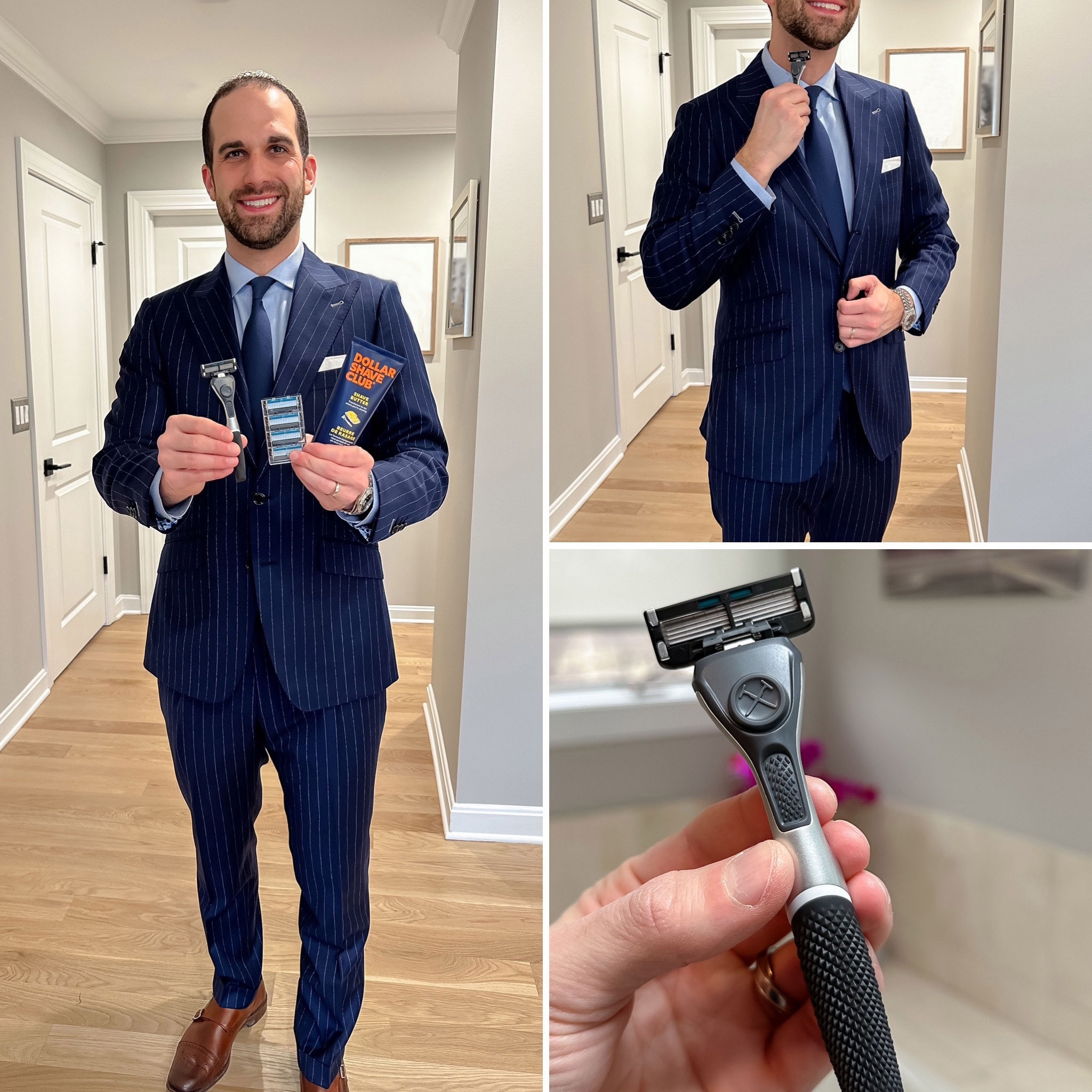 #AD Shaving before work? I hope so. But don’t take it too seriously. @DollarShaveClub at @Target keeps it simple: grab what you need and get on with your day. 🪒 Smooth, sharp, and easy. Join the club that doesn’t overthink it. #DollarShaveClub #TargetPartner #DSCPartner #Target

#LTKMens #LTKStyleTip #LTKBeauty