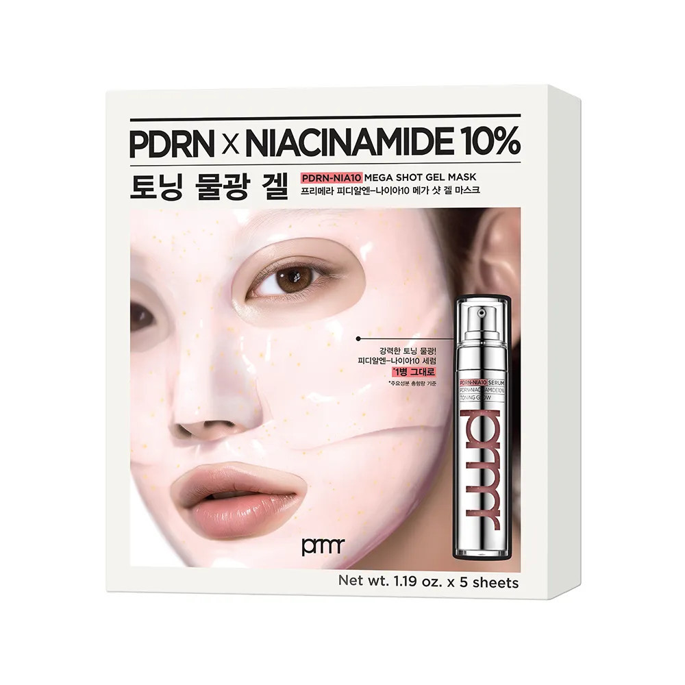 prmr PDRN-NIA10 Mega Shot Gel Mask 5 sheets(26y) 1.19 oz.(34g) | Olive Young US