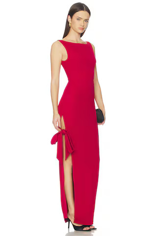 MORE TO COME Riona Maxi Dress in Dark Red from Revolve.com | Revolve Clothing (Global)