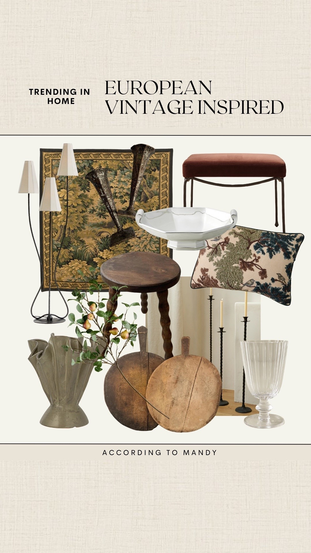 Trending in Home - European Vintage Inspired!

european vintage, etsy finds, vintage finds, antique look, velvet, home decor finds 

#LTKHome #LTKSeasonal #LTKStyleTip