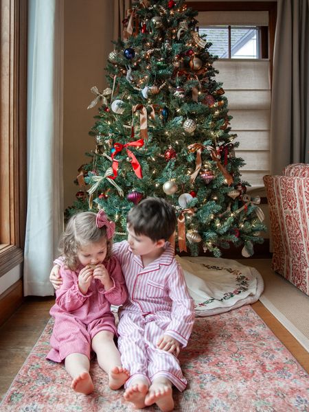 Cannot handle the cuteness of these already very enthusiastic little kids around the holidays. 😍 3 and 5 are the perfect ages for Christmas magic. ￼ I absolutely love these sweet, classic pajamas we got this year! @petiteplume has so, so many cute festive patterns and colors, and I love how you can coordinate for different family members, or get all the same. It was hard to choose! ￼(Also, Lucy took that photo of me with a tripod. Not bad for a 3-year-old!)
#sponsored

#LTKSeasonal #LTKkids #LTKfamily