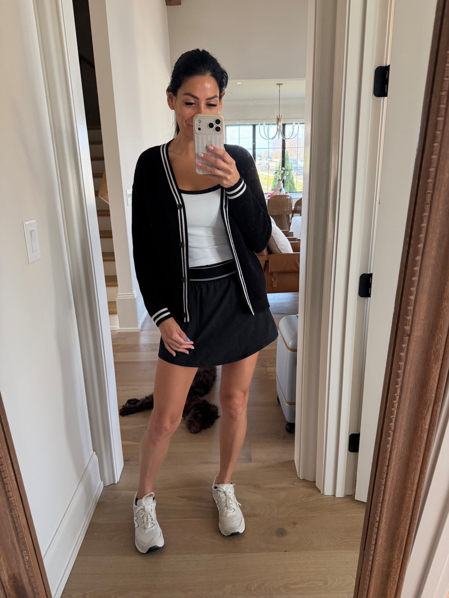 The sun is shining and an athletic skort felt appropriate for today. Many of you asked about this sweater too the other day so linking it all here. Sizes:
XS for skort
S for tank 
S for sweater (but I wished I got medium for oversized look 

#LTKootd #LTKfitnessgoals #LTKOver40