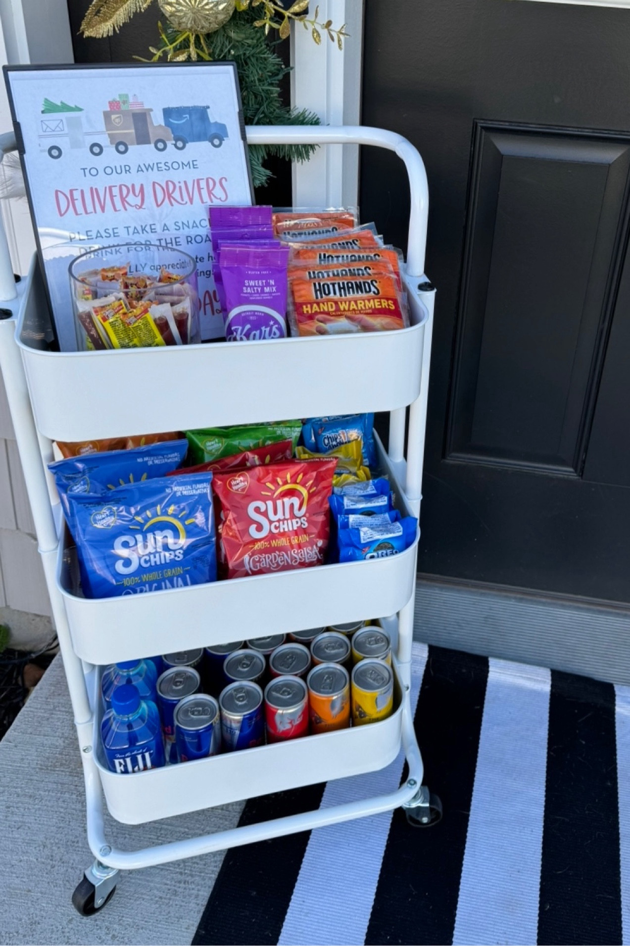 Delivery Driver Snack Cart 🤍

#LTKGiftGuide #LTKHoliday #LTKSeasonal