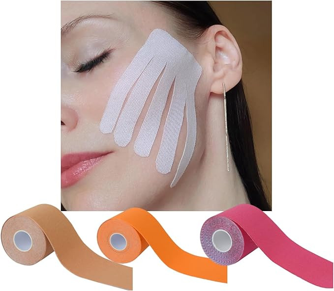 Japanese Face Tape, Japanese Face Tape for Wrinkles, Anti-Wrinkle Face Tape, Face Toning Belts, F... | Amazon (US)