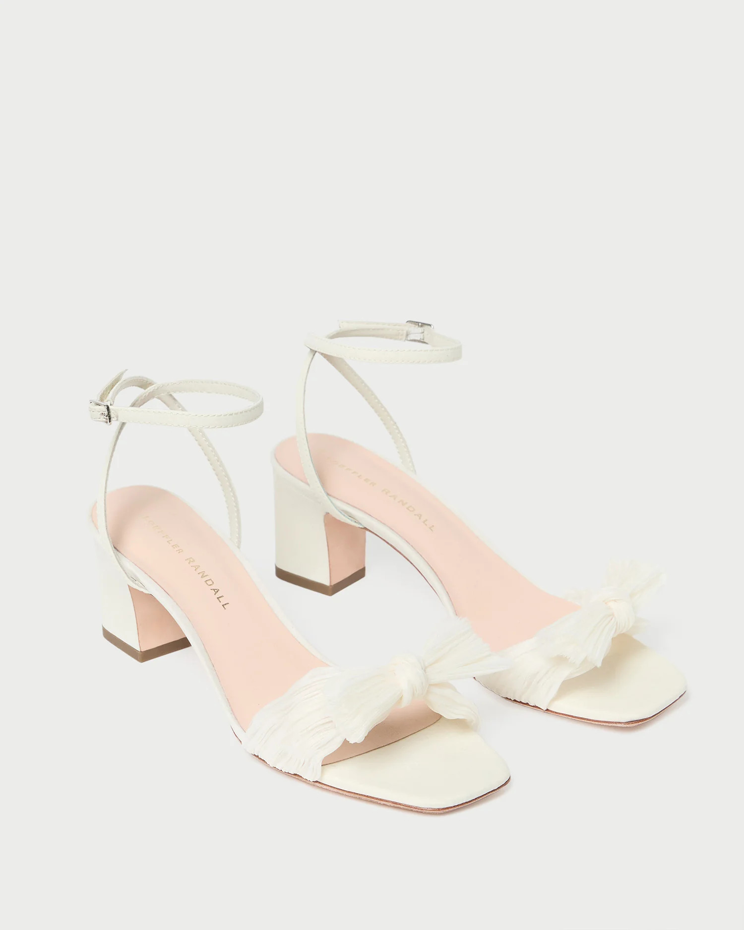 Kimora Pearl Pleated Bow Heel | Loeffler Randall